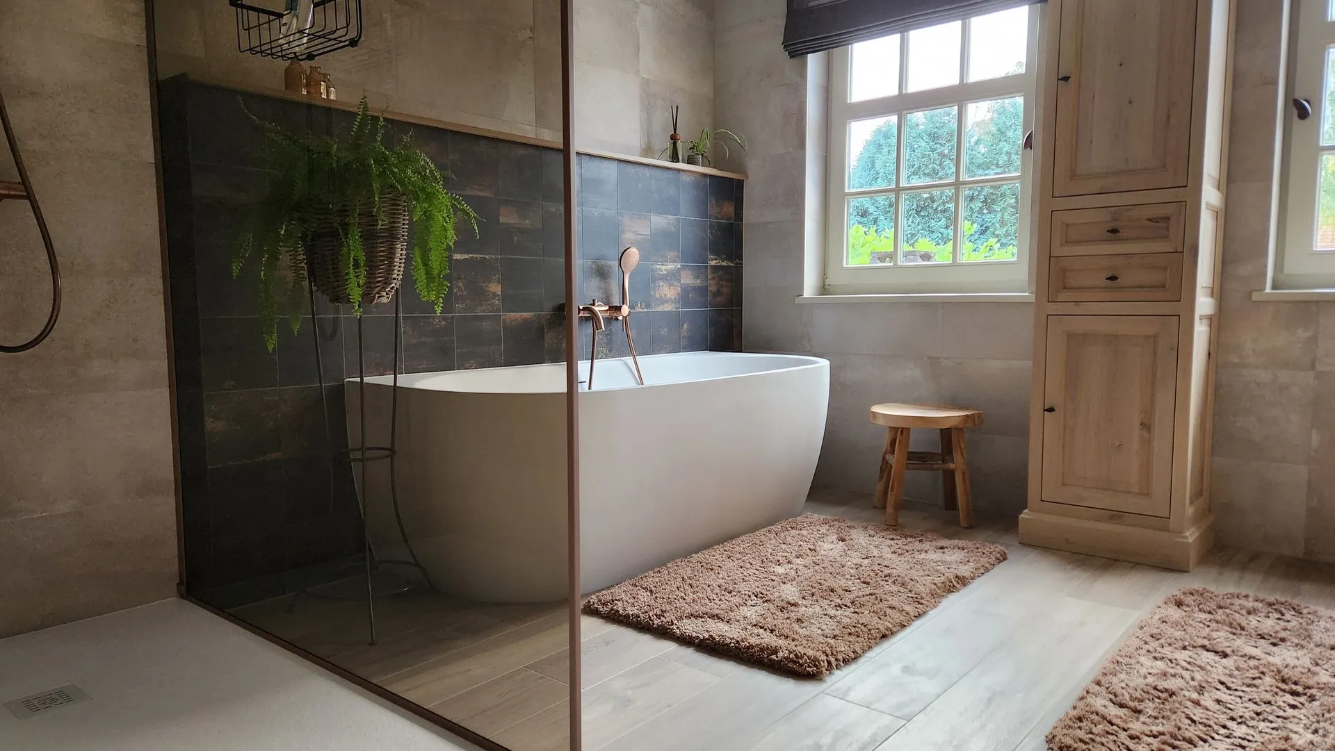 Moderne badkamer installatie